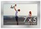 7x5 Silver Wood Picture Frame - UV Acrylic, Foam Board Backing, Hanging Hardware